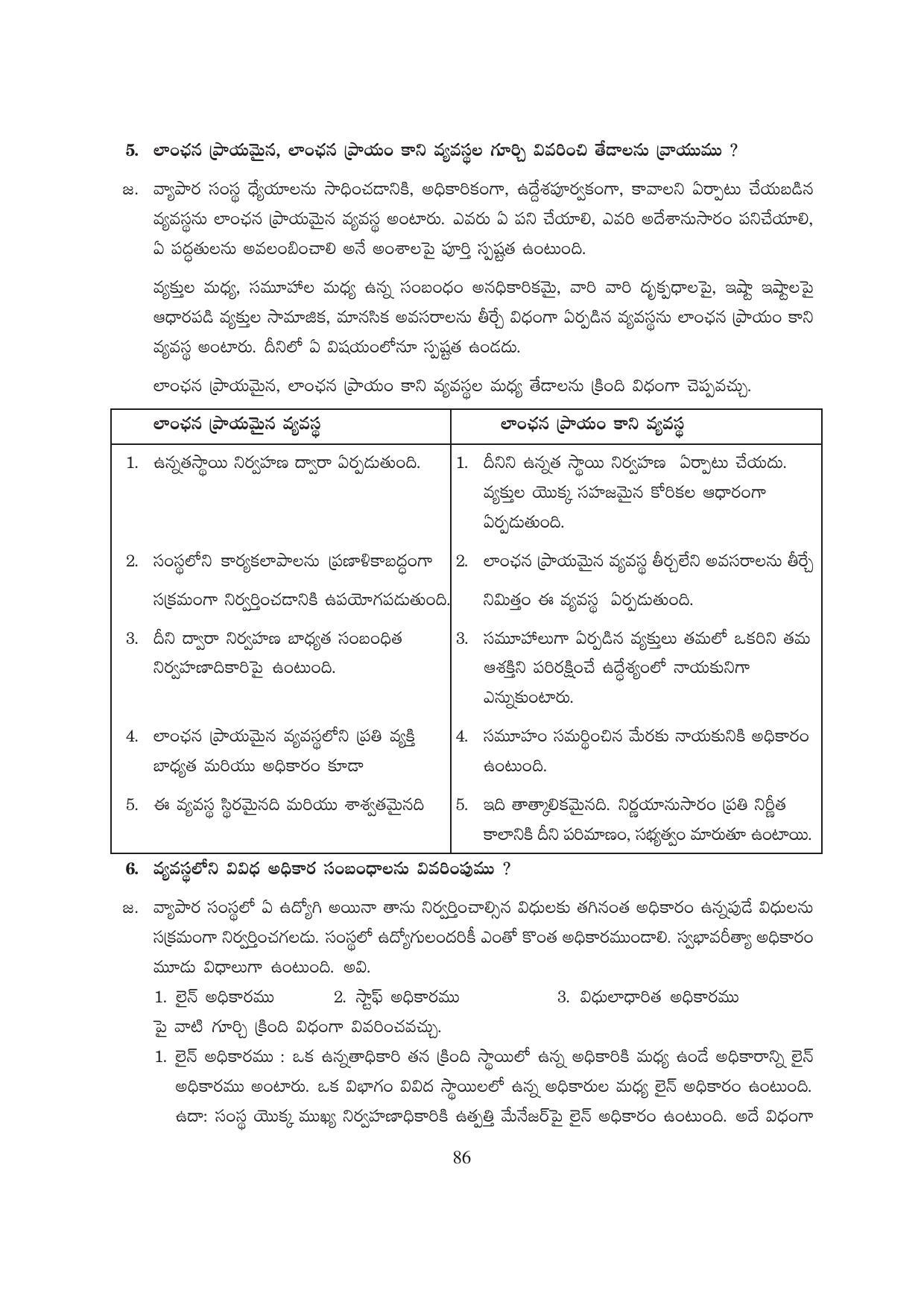 TS SCERT Inter 1st Year Business Studies-Book-1 Path 1 (Telugu Medium) Text Book - Page 91