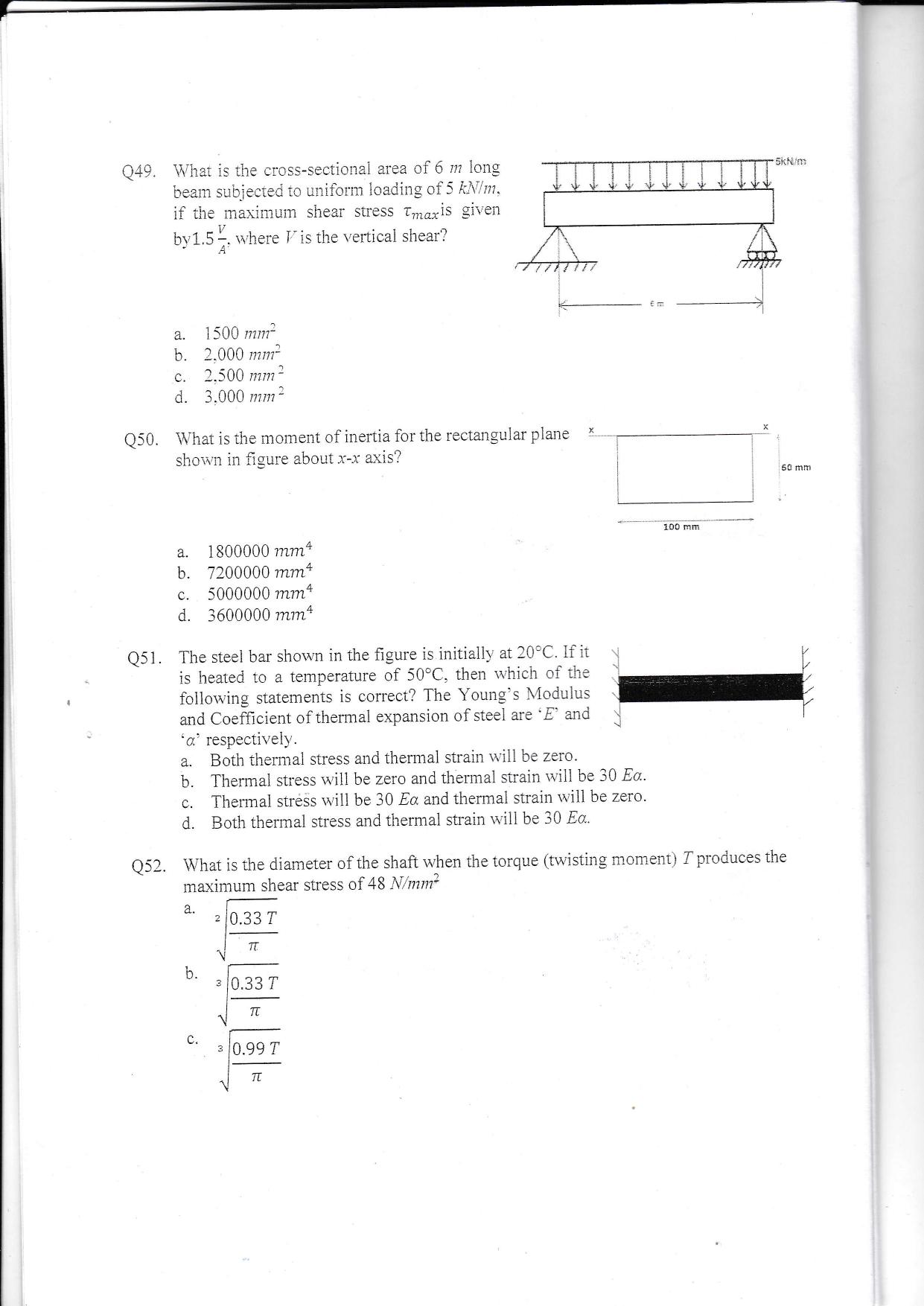 KUET 2023 M.Sc. BioTechnology Question Paper - Page 10