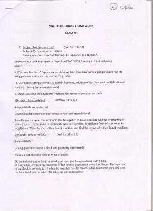 CBSE Worksheets for Class 6 Maths Assignment 16