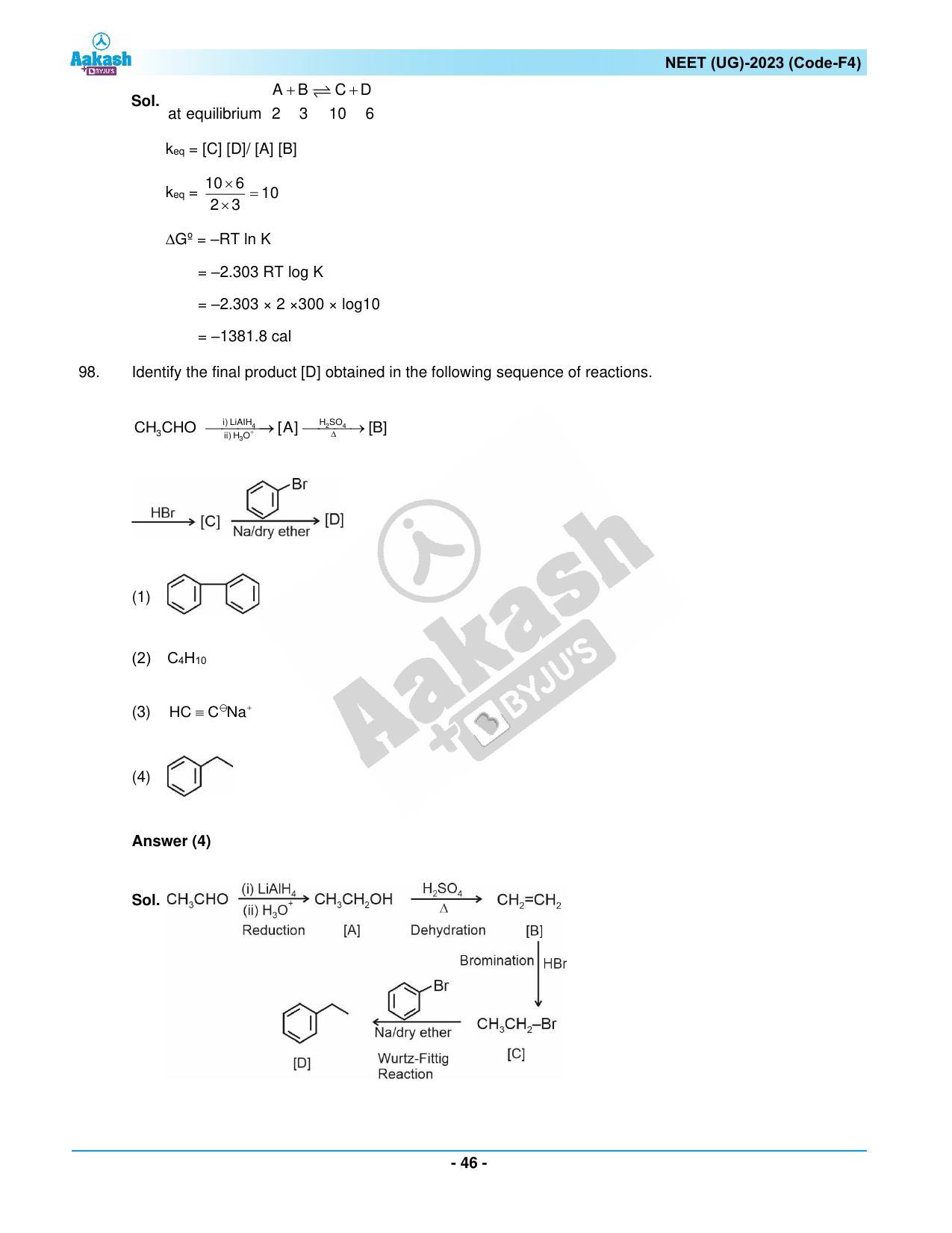 NEET 2023 Question Paper F4 - Page 46