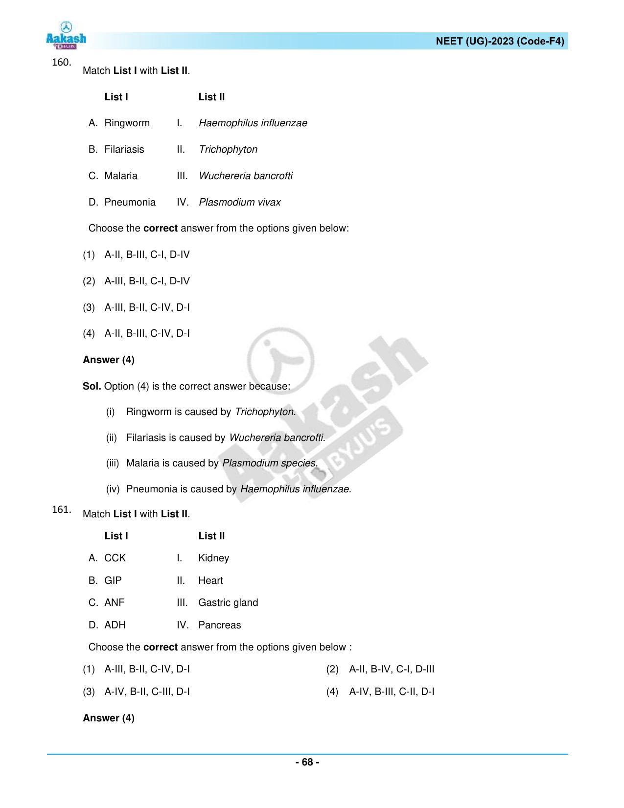NEET 2023 Question Paper F4 - Page 68