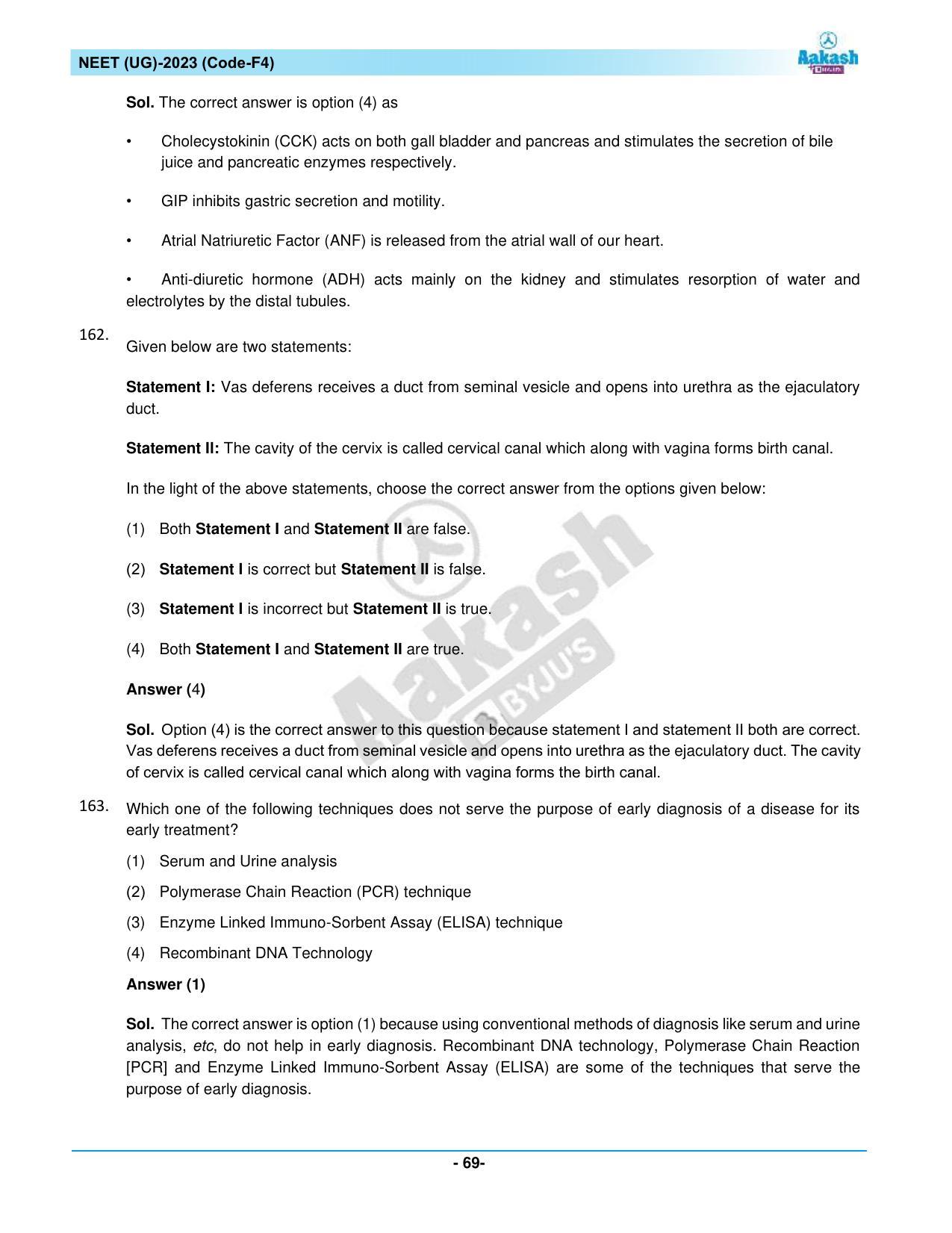 NEET 2023 Question Paper F4 - Page 69