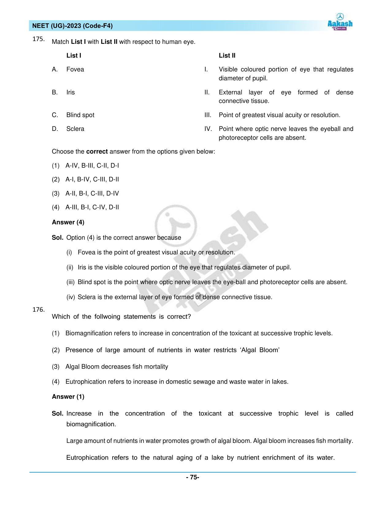 NEET 2023 Question Paper F4 - Page 75