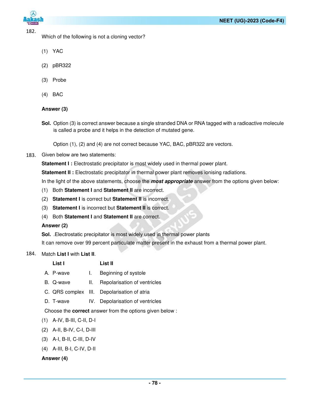 NEET 2023 Question Paper F4 - Page 78