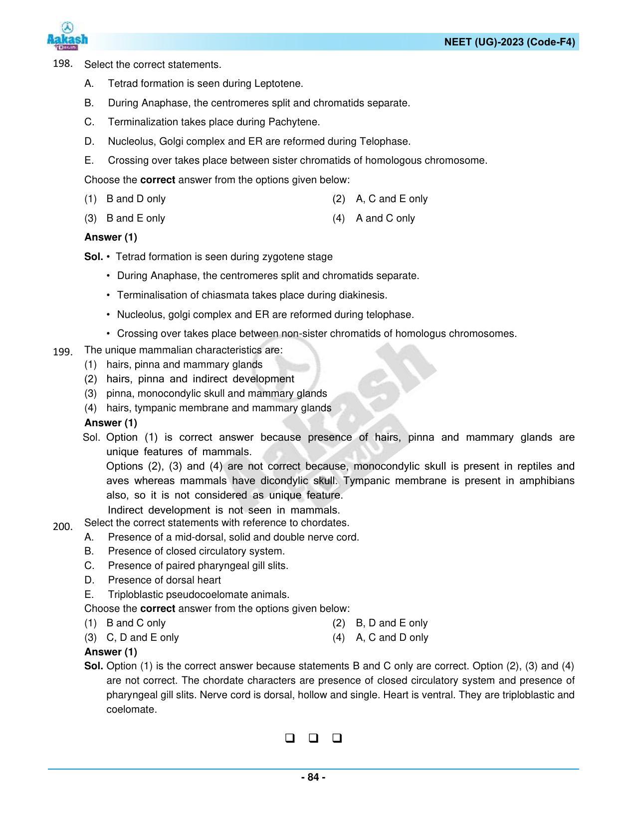 NEET 2023 Question Paper F4 - Page 84
