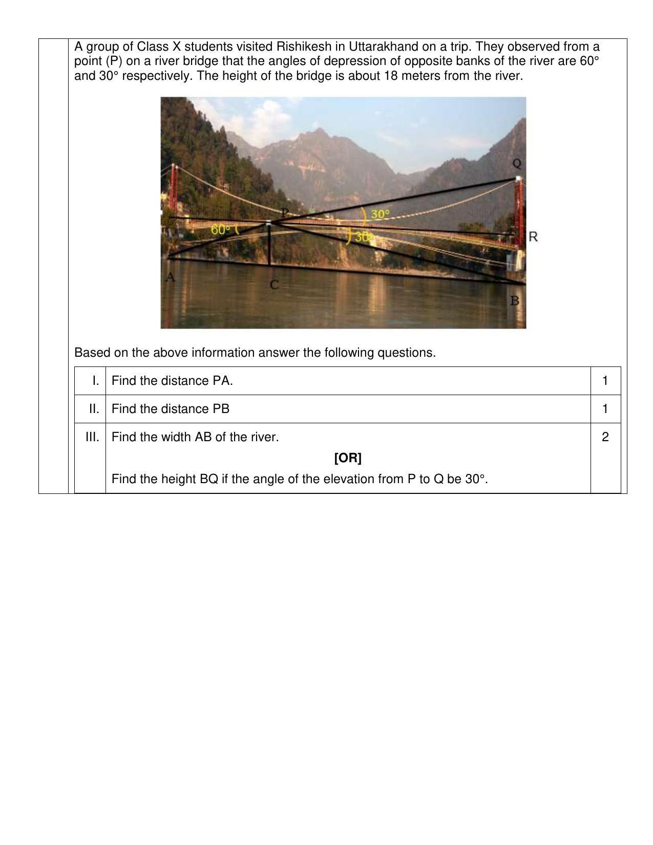 CBSE Class 10 Mathematics (Basic) Sample Papers 2023 - Page 9