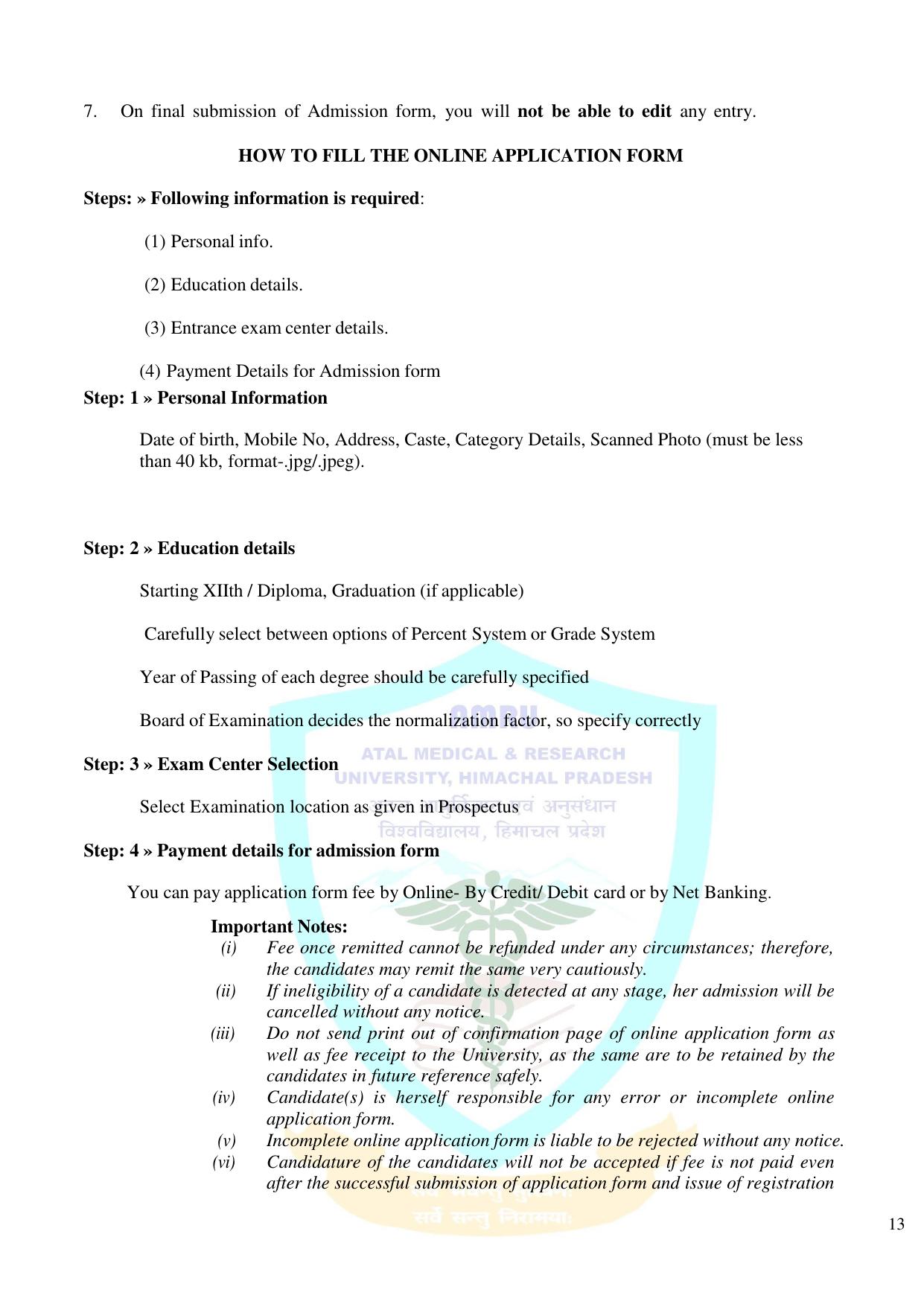 HP B.Sc. Nursing Exam Syllabus - Page 14