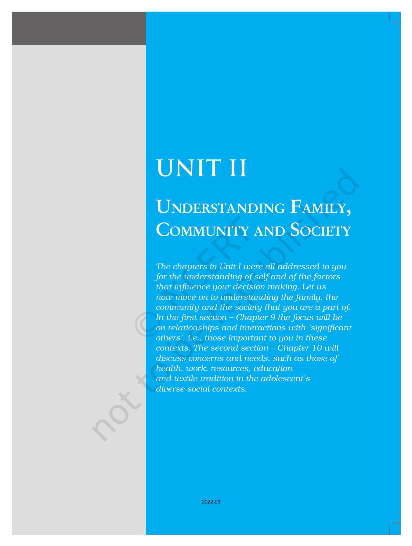 NCERT Book for Class 11 Home Science Chapter 2 Understanding the Self - Page 1