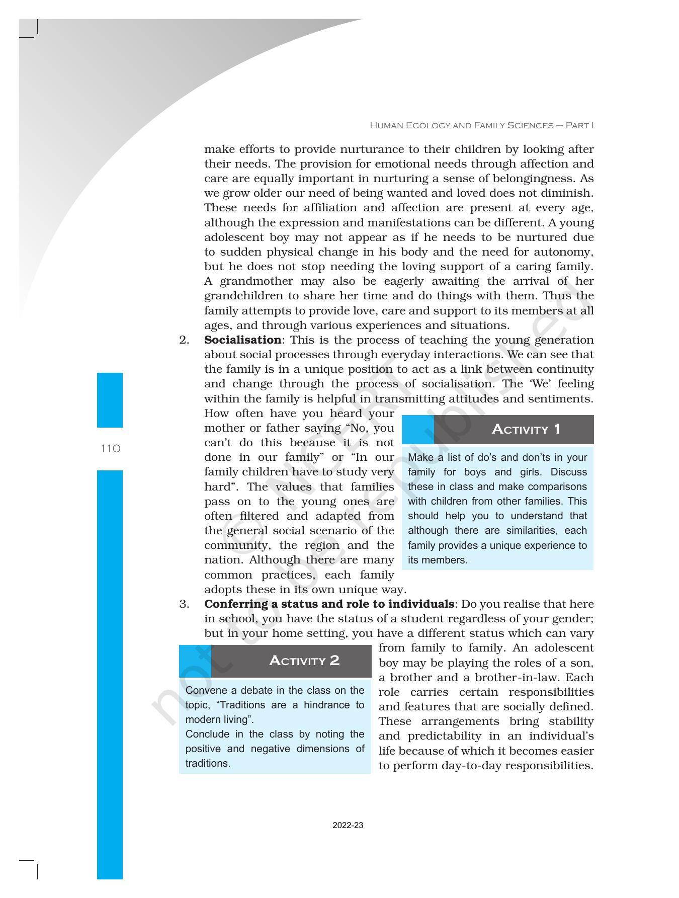 NCERT Book for Class 11 Home Science Chapter 2 Understanding the Self - Page 6