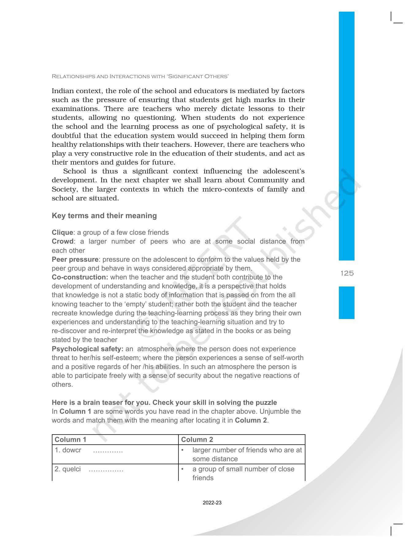 NCERT Book for Class 11 Home Science Chapter 2 Understanding the Self - Page 21