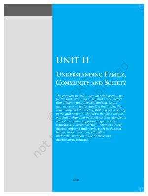 NCERT Book for Class 11 Home Science Chapter 2 Understanding the Self