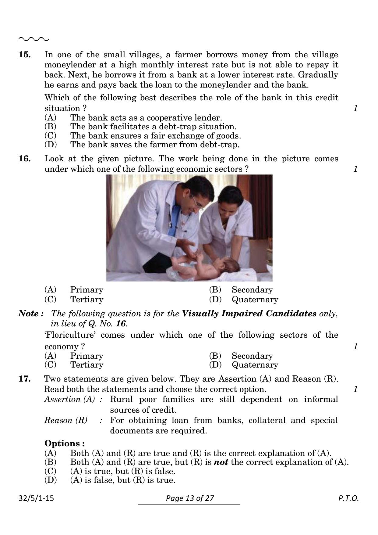 CBSE Class 10 32-5-1 Social Science 2024 Question Paper - Page 13