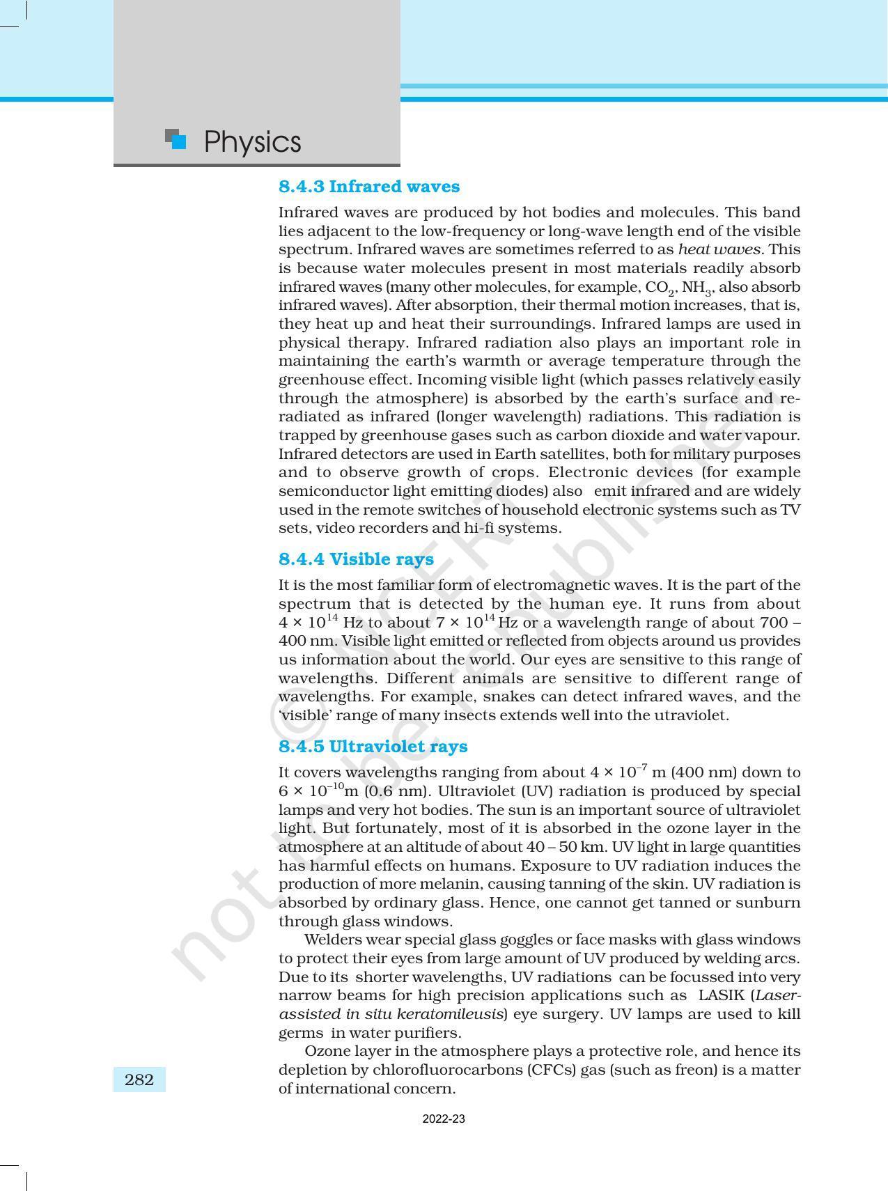 NCERT Book for Class 12 Physics Chapter 8 Electromagnetic Waves - Page 14