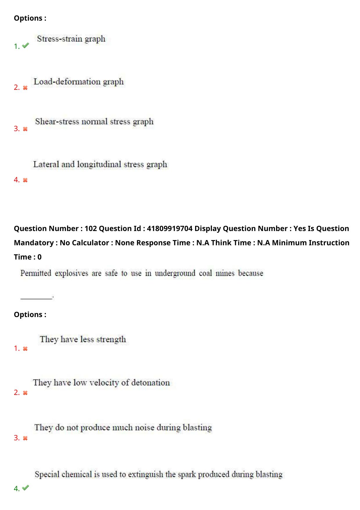 AP ECET 2023 Mining Engineering Question Paper - Page 63