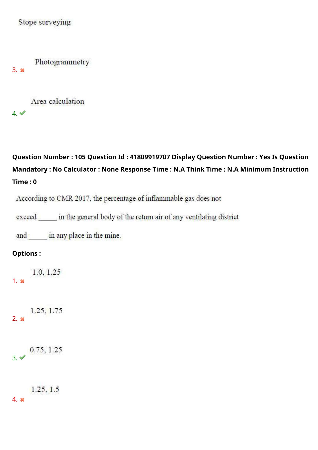 AP ECET 2023 Mining Engineering Question Paper - Page 65
