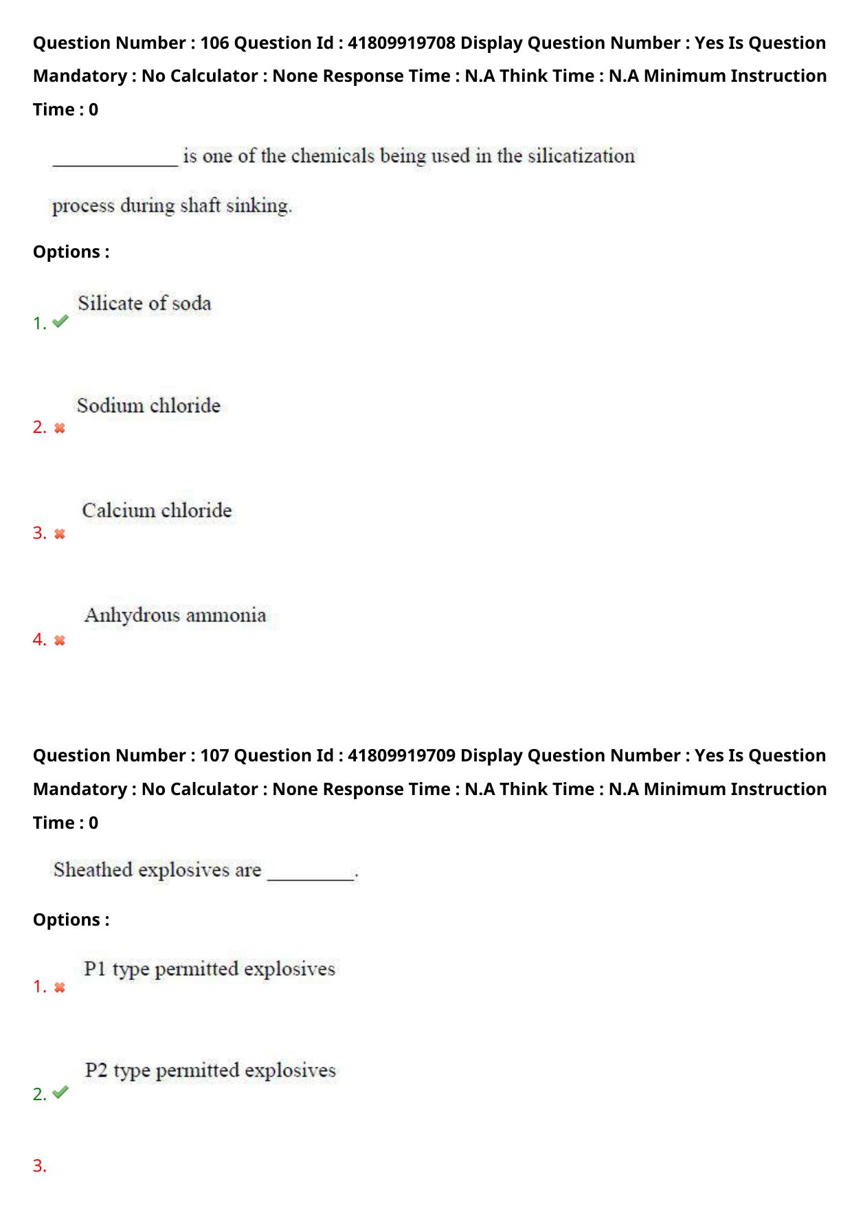 AP ECET 2023 Mining Engineering Question Paper - Page 66