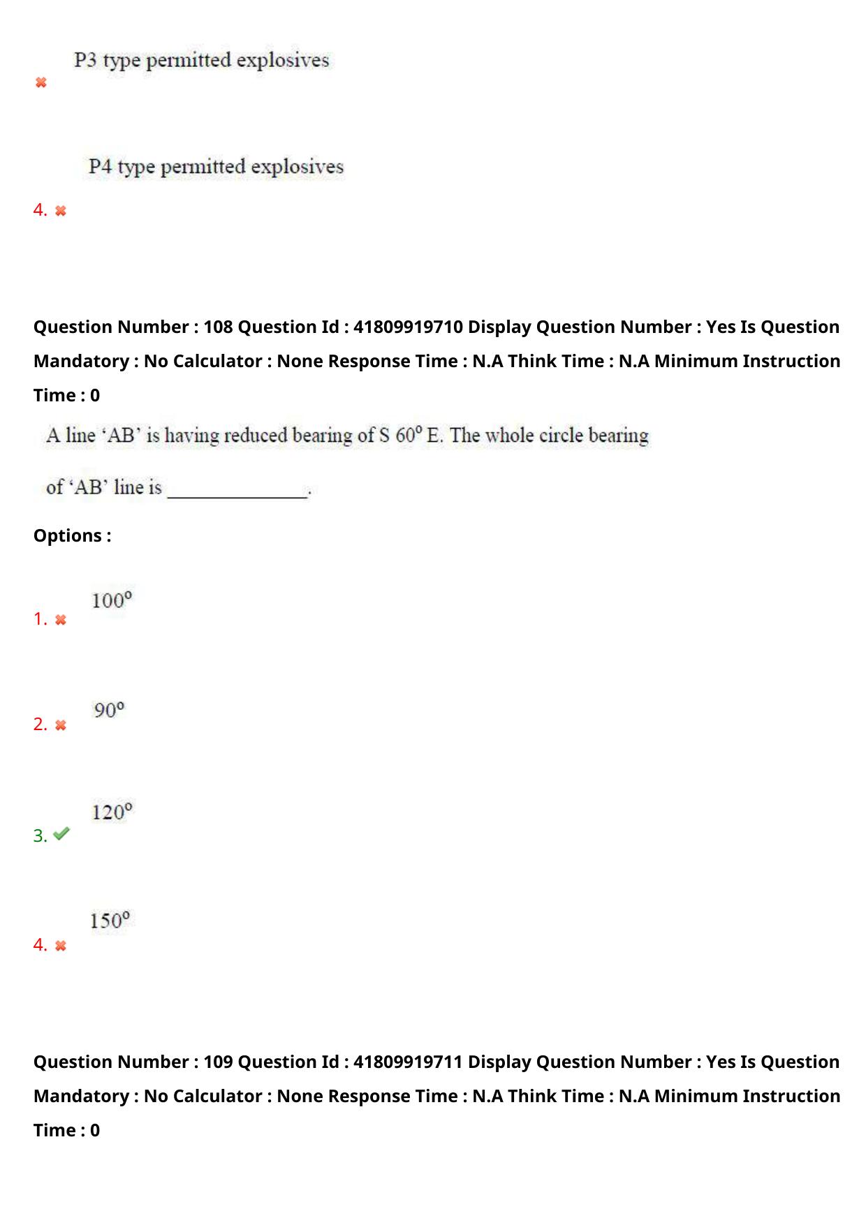 AP ECET 2023 Mining Engineering Question Paper - Page 67