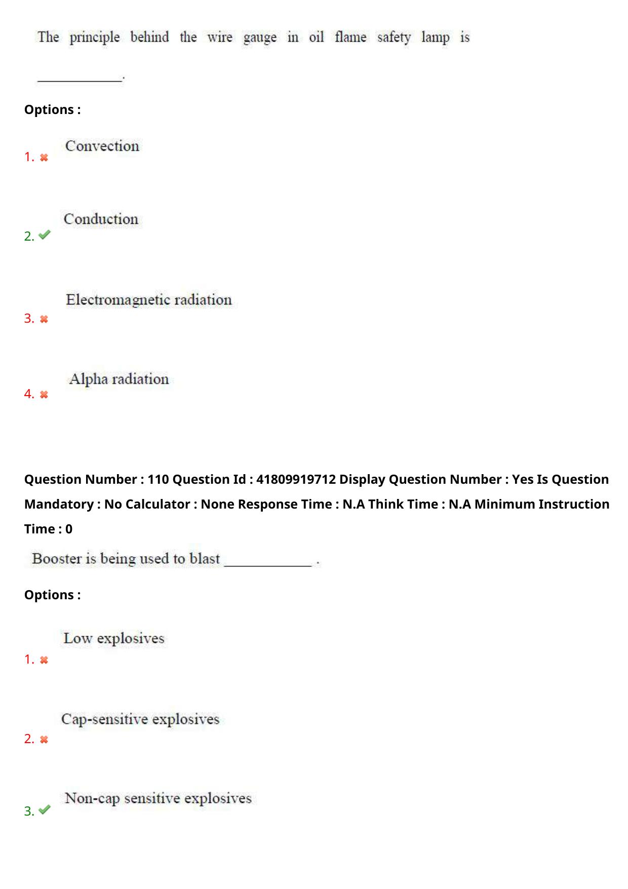 AP ECET 2023 Mining Engineering Question Paper - Page 68