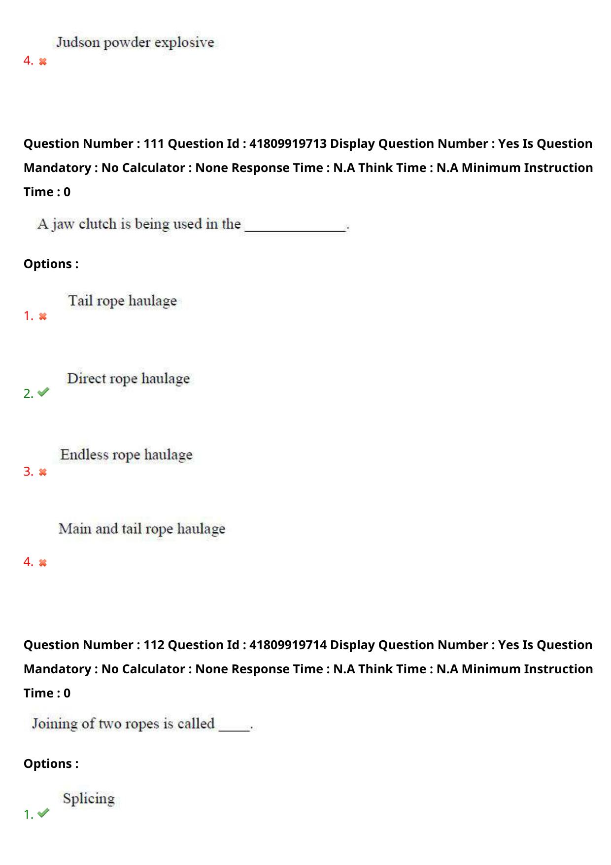 AP ECET 2023 Mining Engineering Question Paper - Page 69