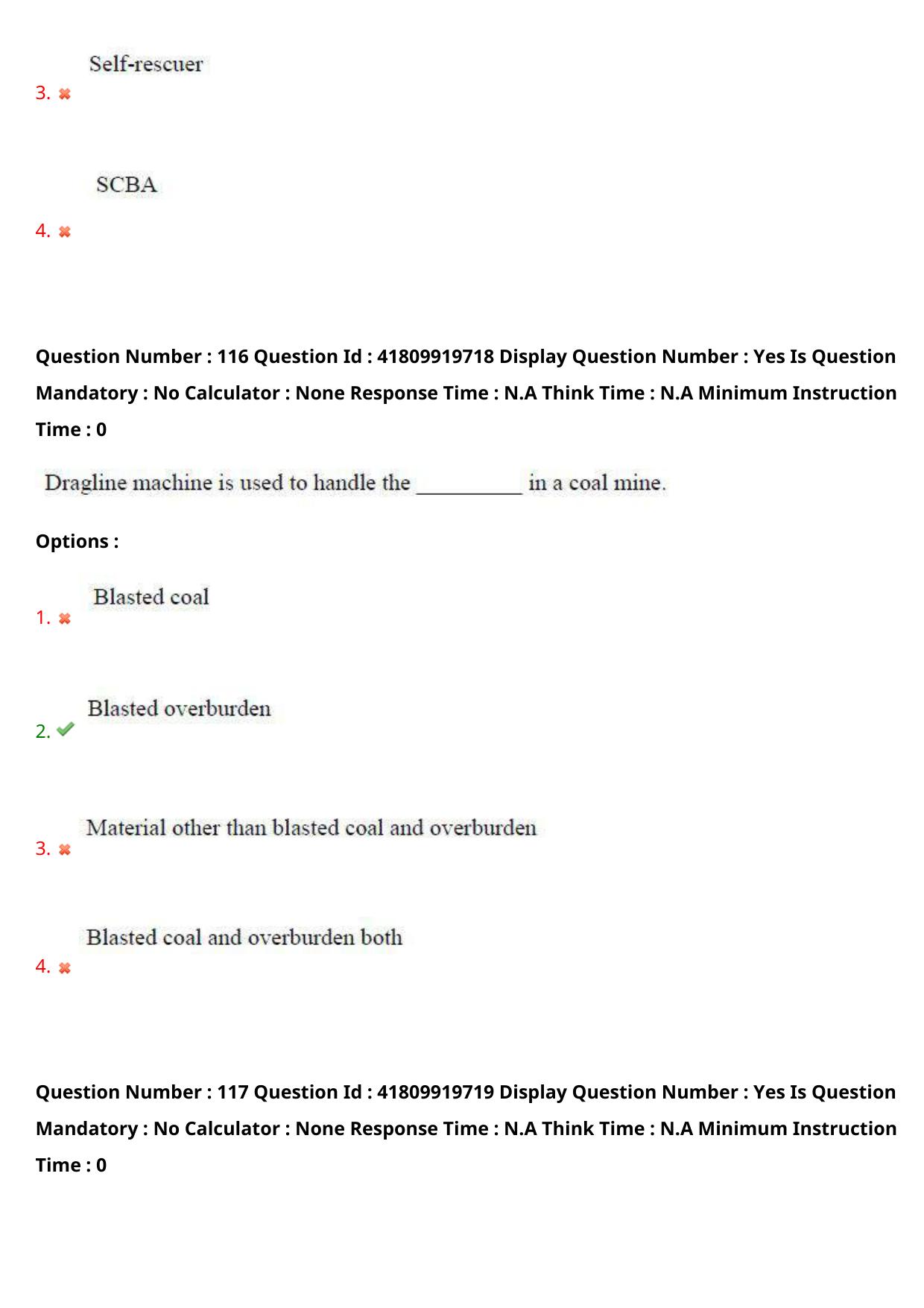 AP ECET 2023 Mining Engineering Question Paper - Page 72