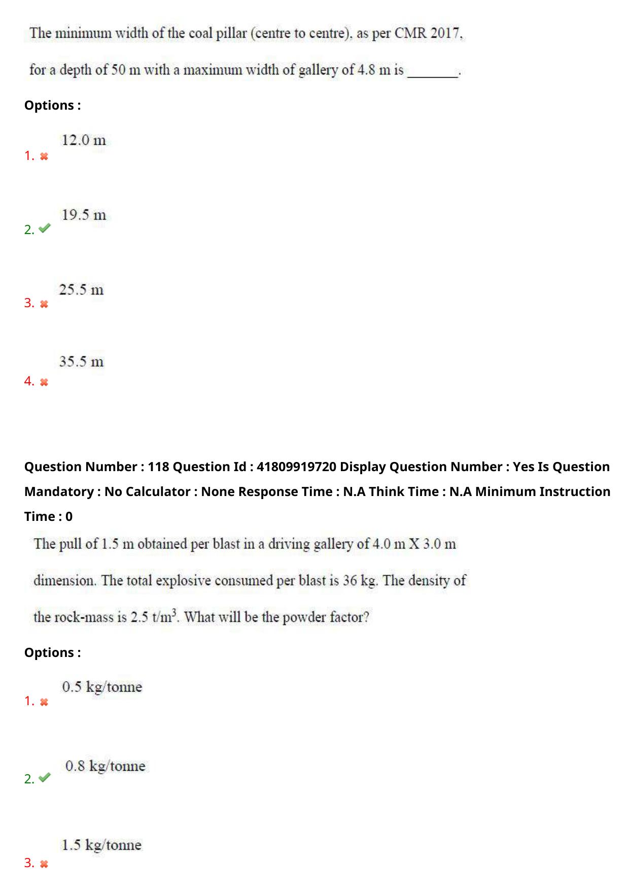 AP ECET 2023 Mining Engineering Question Paper - Page 73