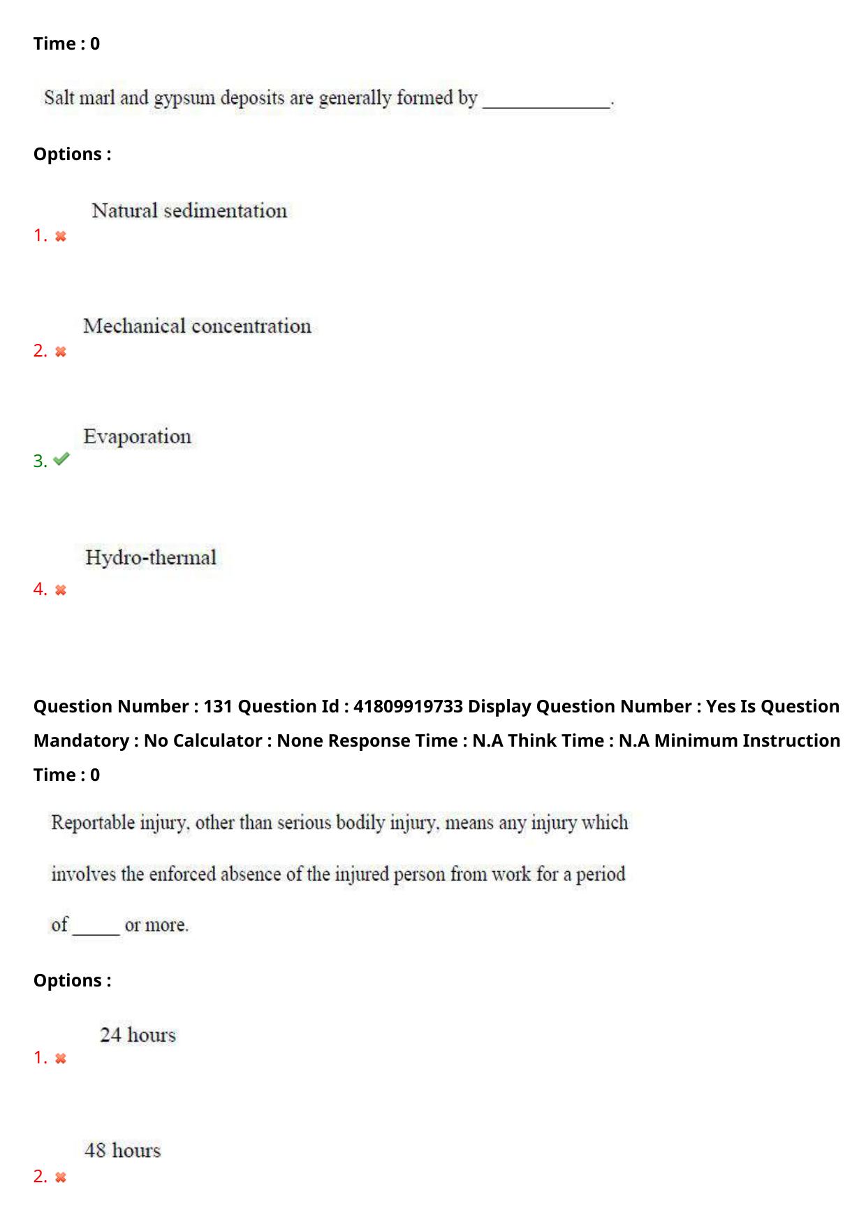 AP ECET 2023 Mining Engineering Question Paper - Page 81