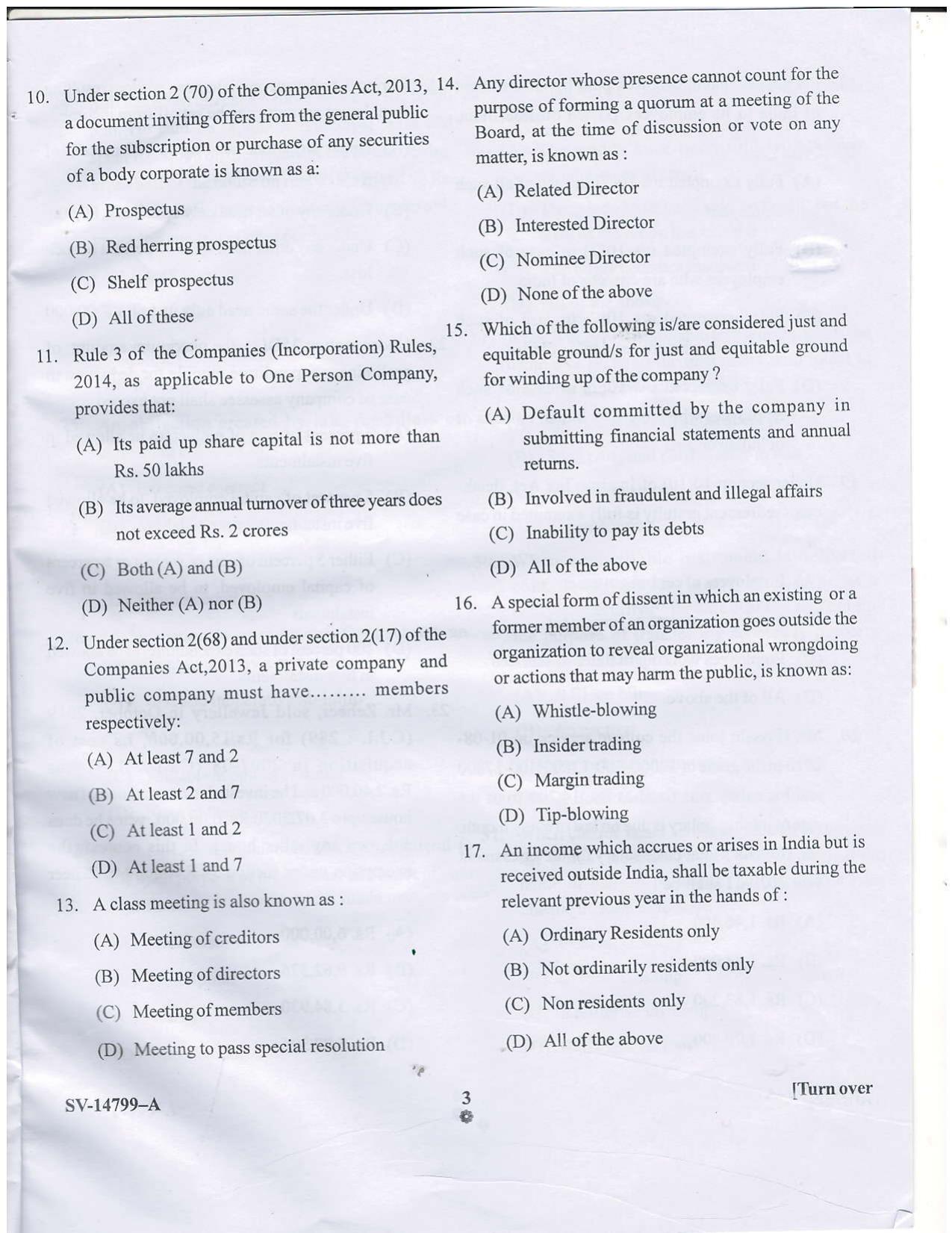 KUET 2023 M.Com Question Paper - Page 11