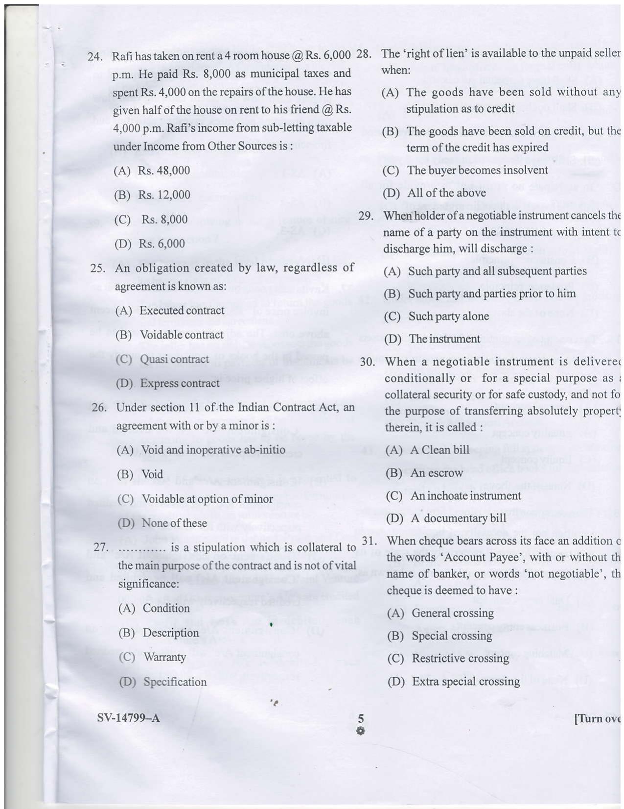 KUET 2023 M.Com Question Paper - Page 13