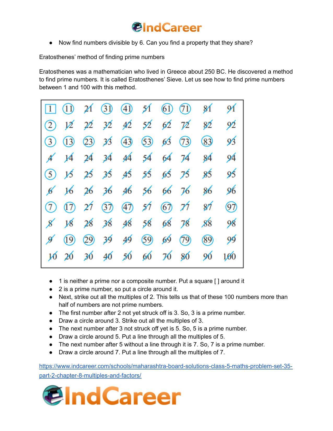 Maharashtra Board Solutions Class 5-Maths (Problem Set 35) - Part 2: Chapter 8- Multiples and Factors - Page 4