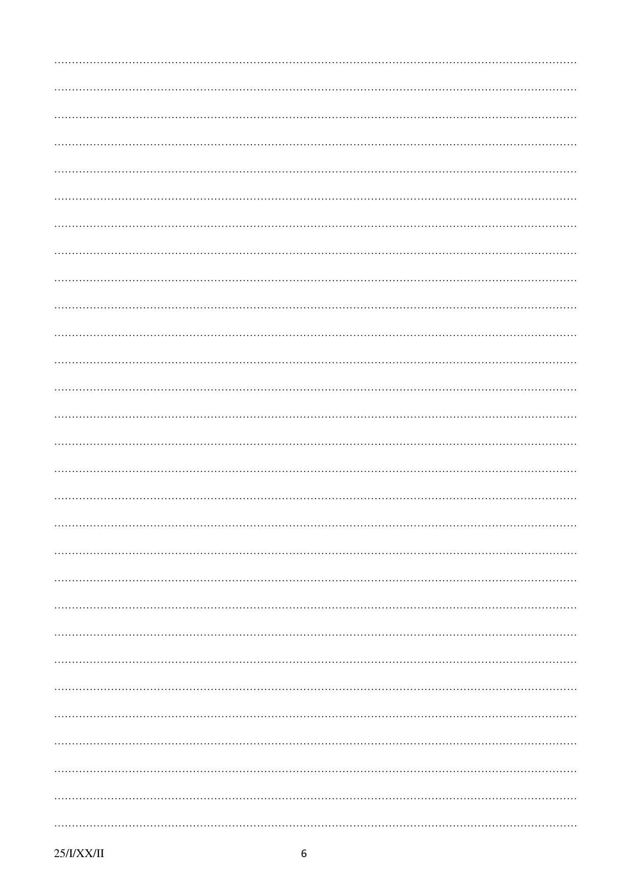 FTII JET Two Year Post Graduate Diploma in Screenwriting (Film, TV & Web Series) (Film Wing) 2020 Question Paper - Page 6
