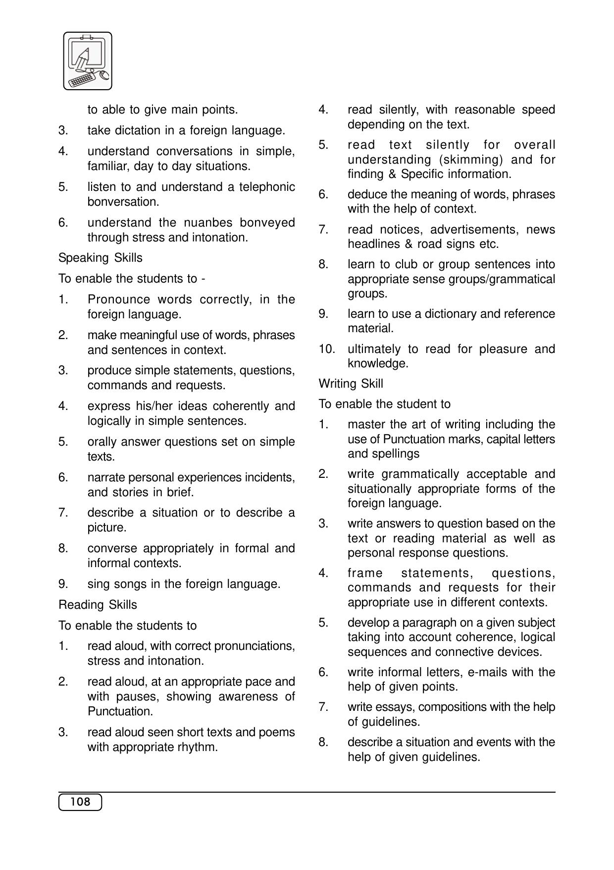 Maharashtra SSC French Syllabus - Page 2