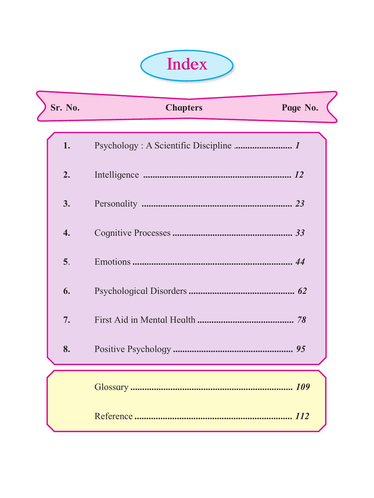 Maharashtra Board Class 12 Psychology Textbook - Page 10