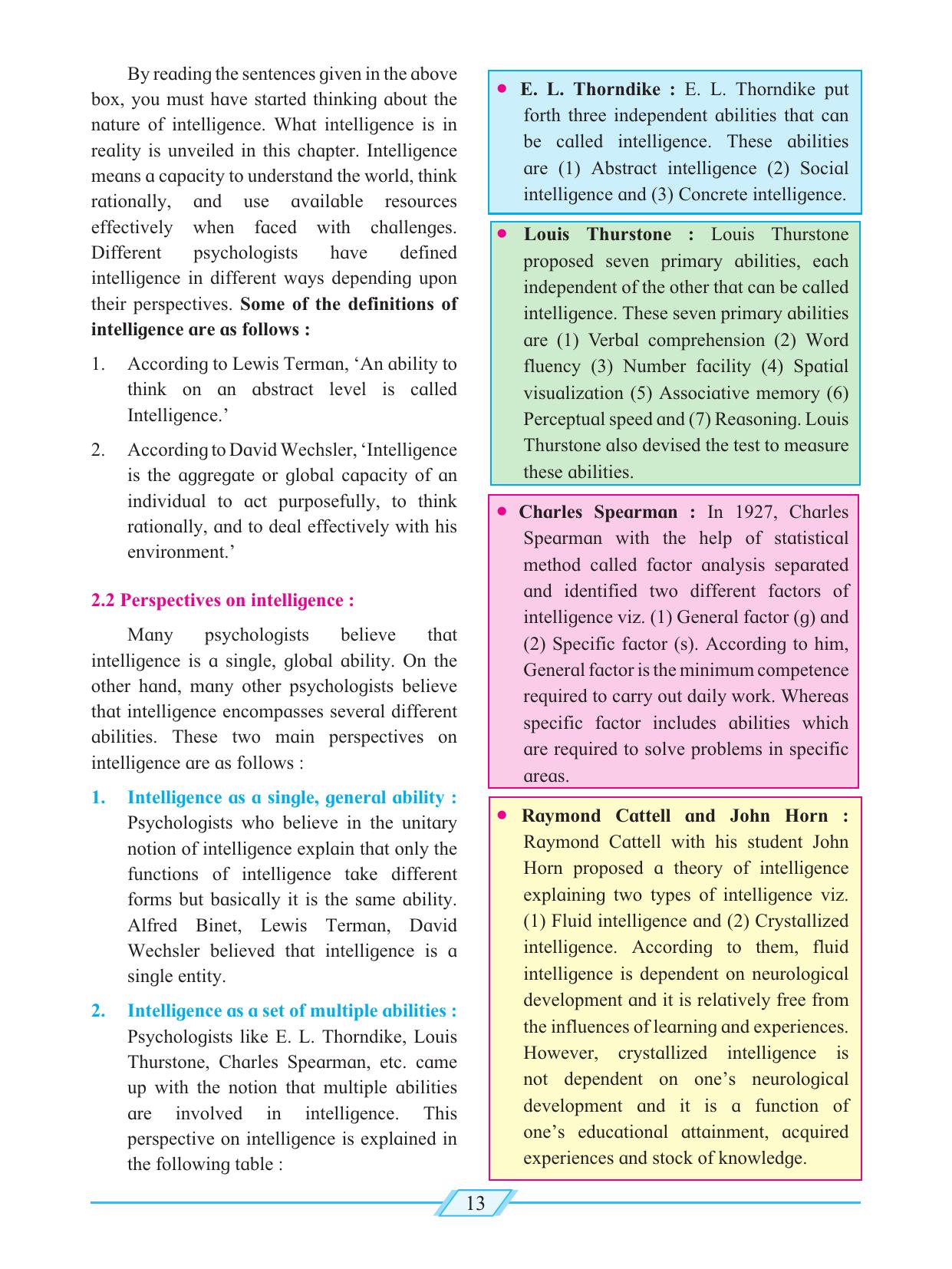 Maharashtra Board Class 12 Psychology Textbook - Page 23