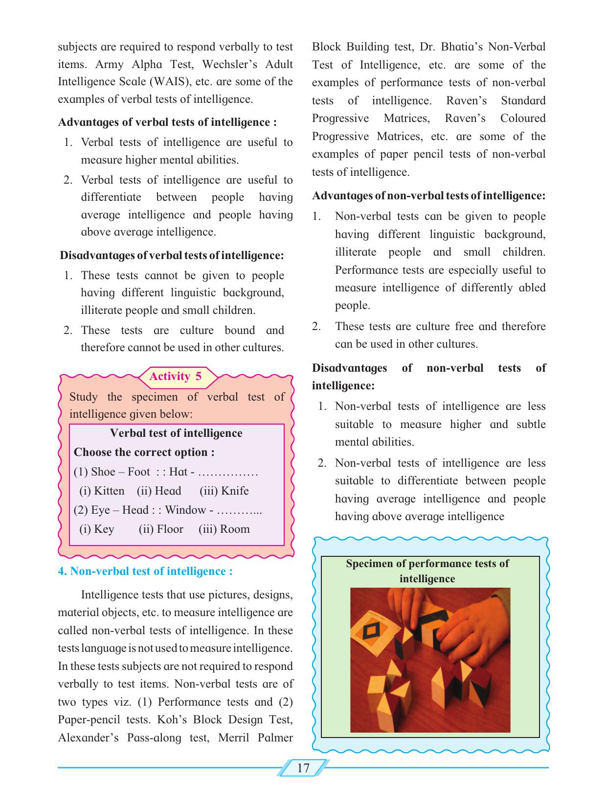 Maharashtra Board Class 12 Psychology Textbook - Page 27
