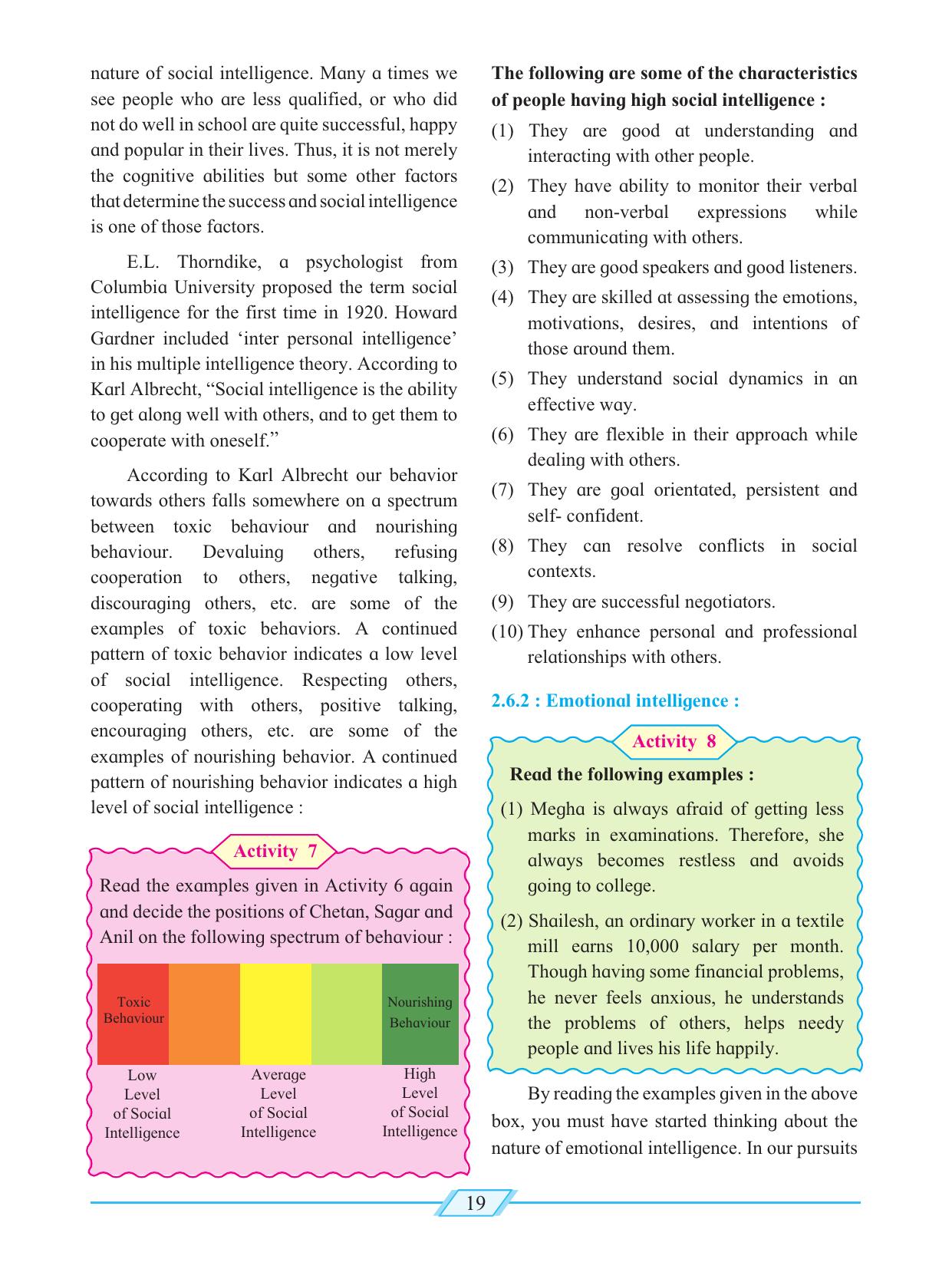 Maharashtra Board Class 12 Psychology Textbook - Page 29