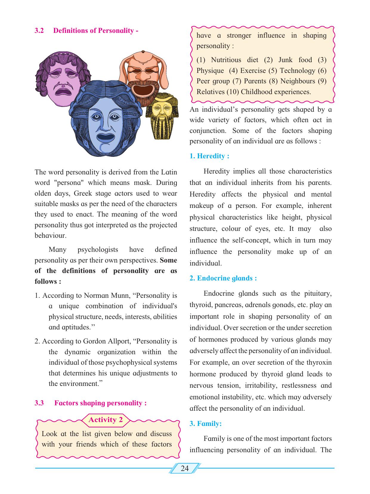 Maharashtra Board Class 12 Psychology Textbook - Page 34