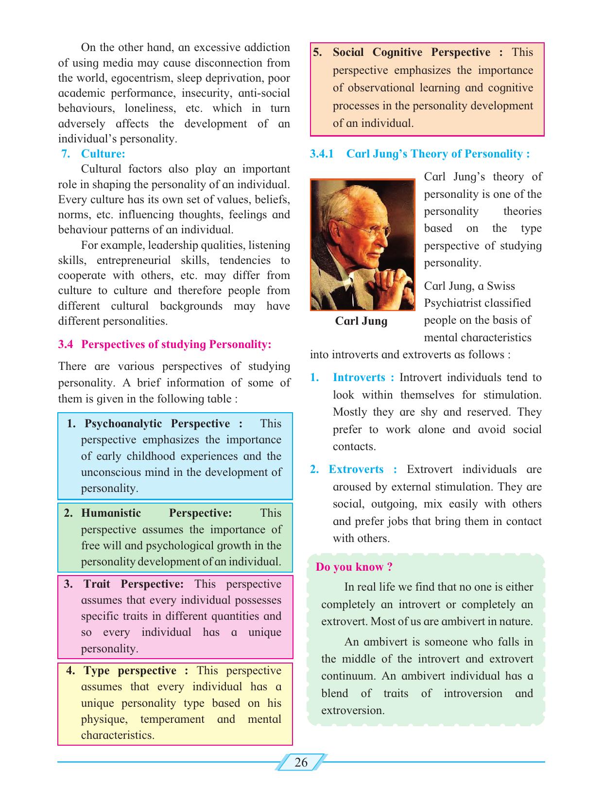 Maharashtra Board Class 12 Psychology Textbook - Page 36