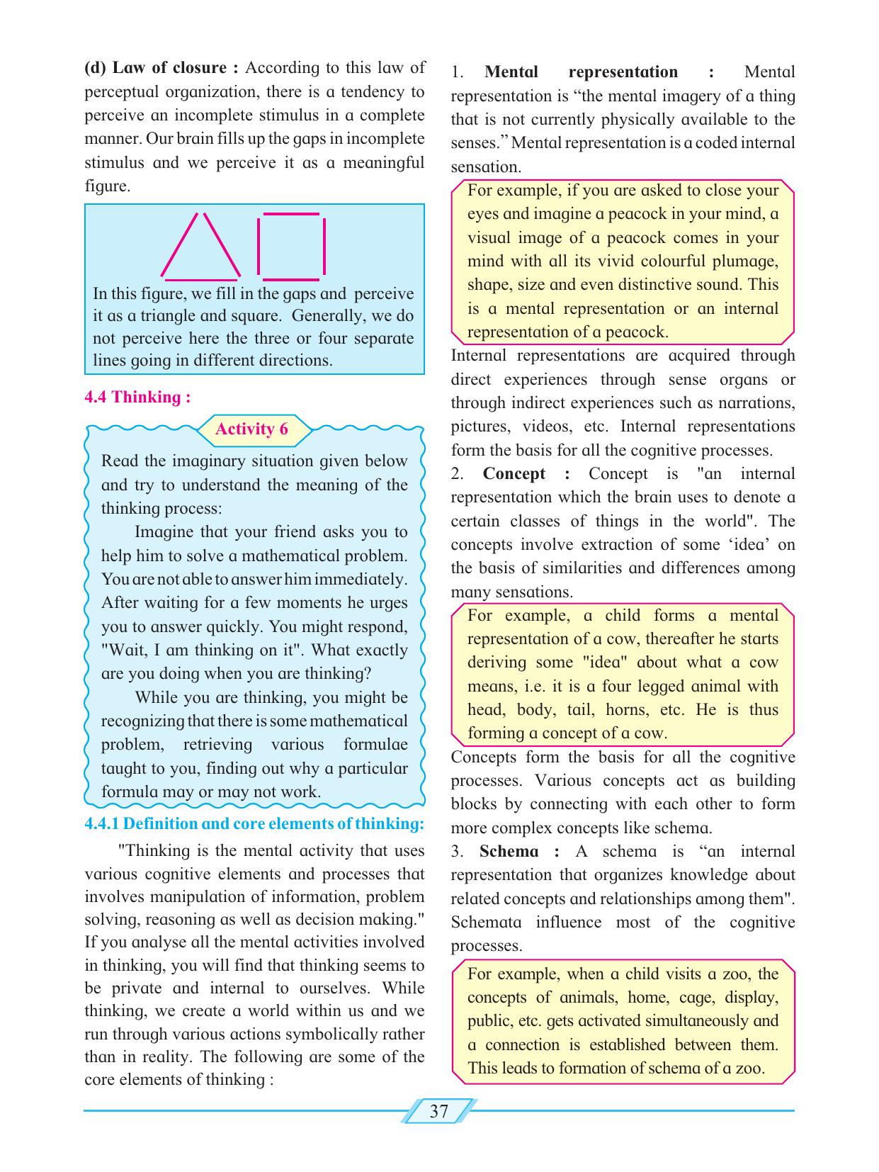 Maharashtra Board Class 12 Psychology Textbook - Page 47