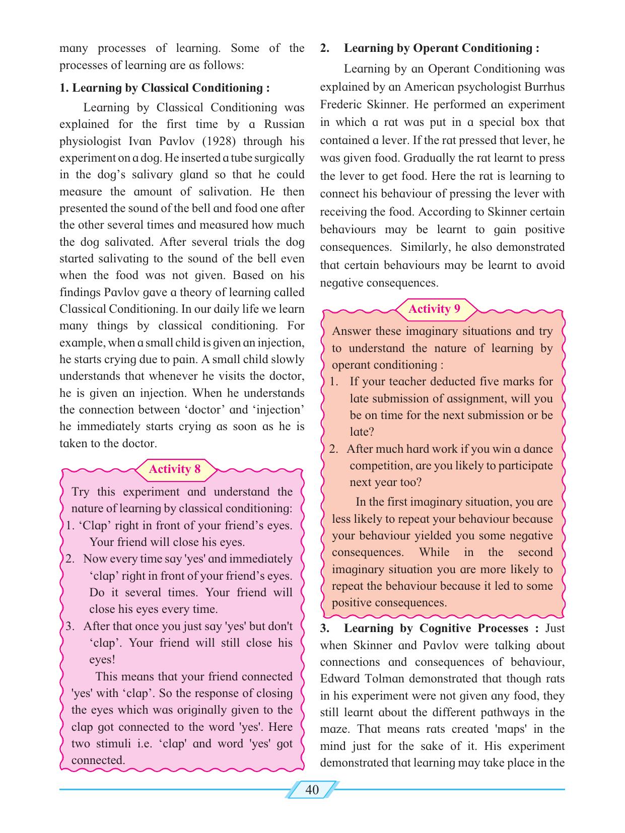 Maharashtra Board Class 12 Psychology Textbook - Page 50