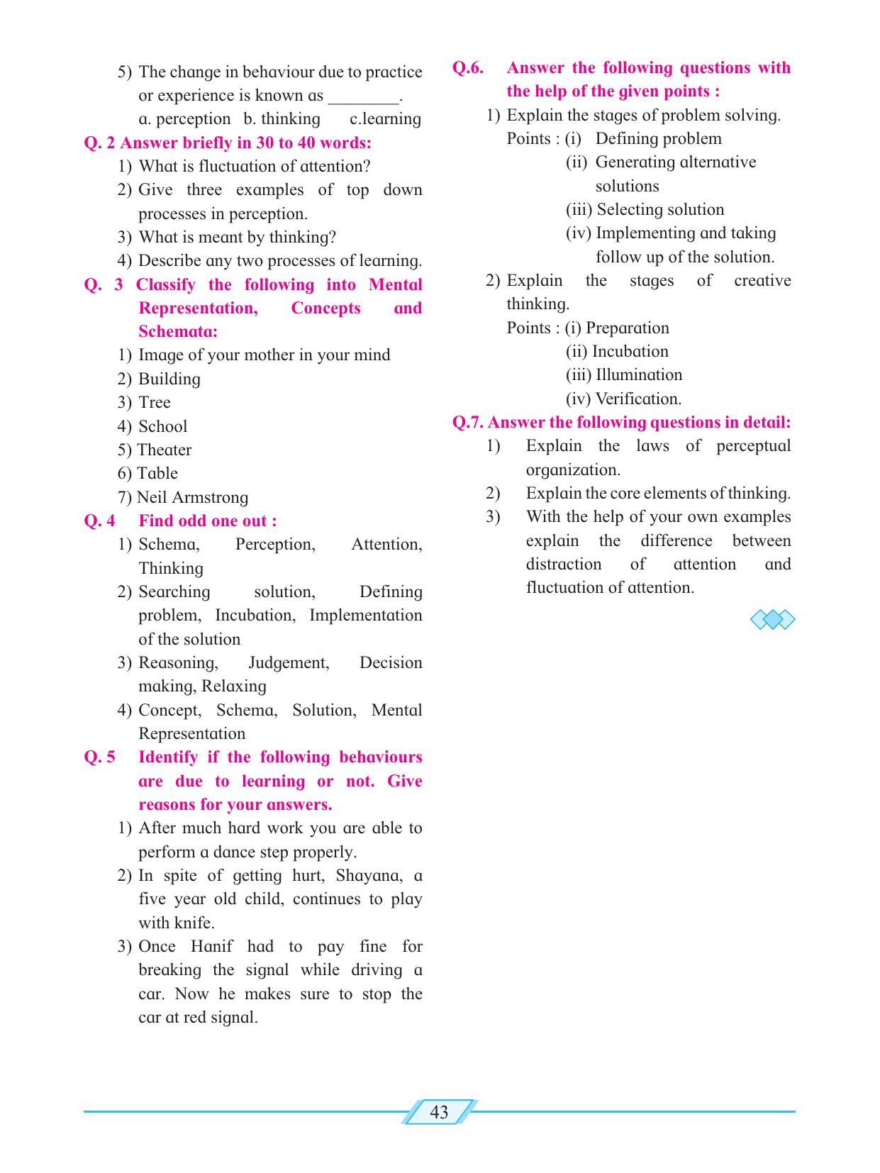 Maharashtra Board Class 12 Psychology Textbook - Page 53