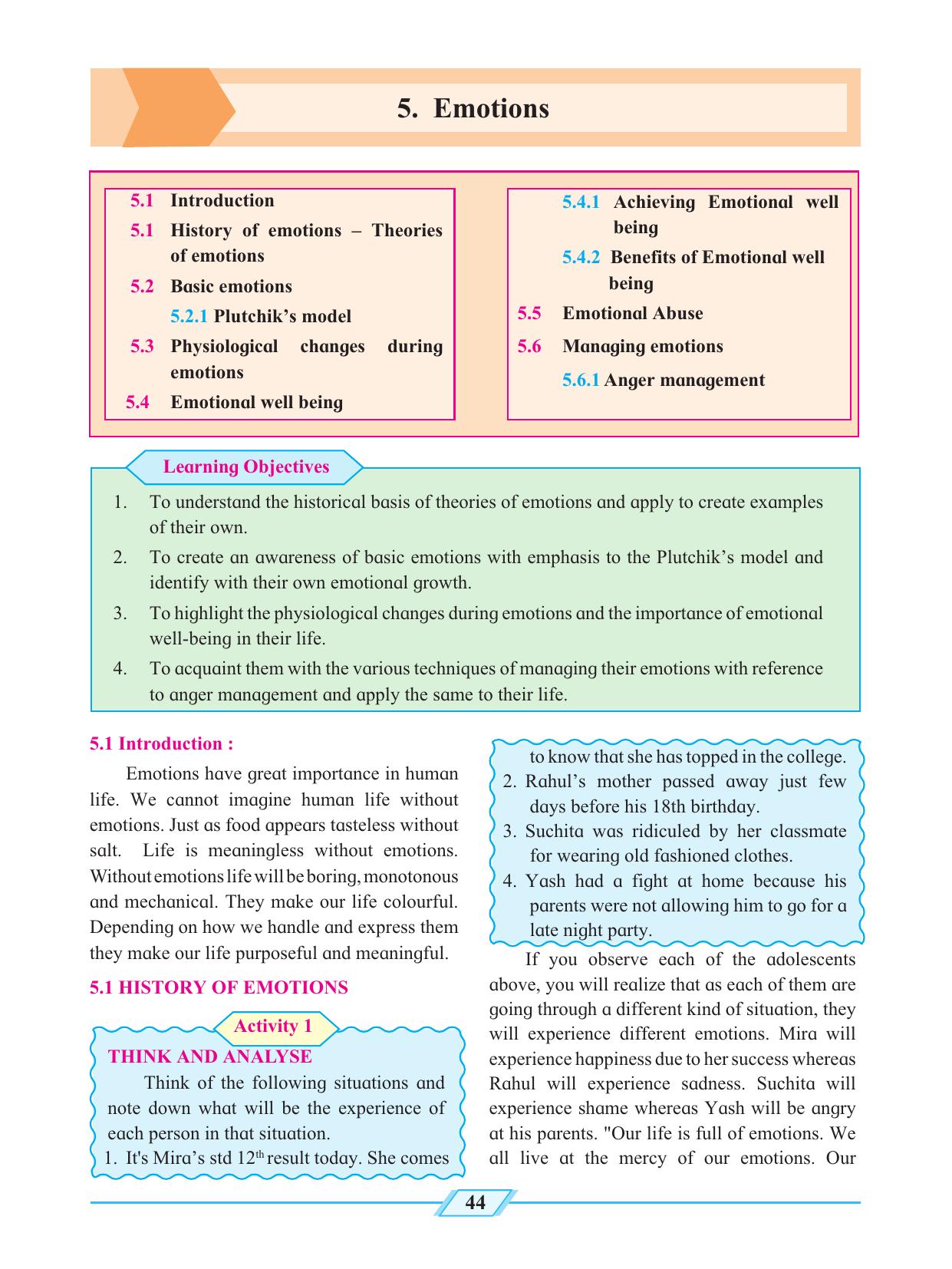 Maharashtra Board Class 12 Psychology Textbook - Page 54
