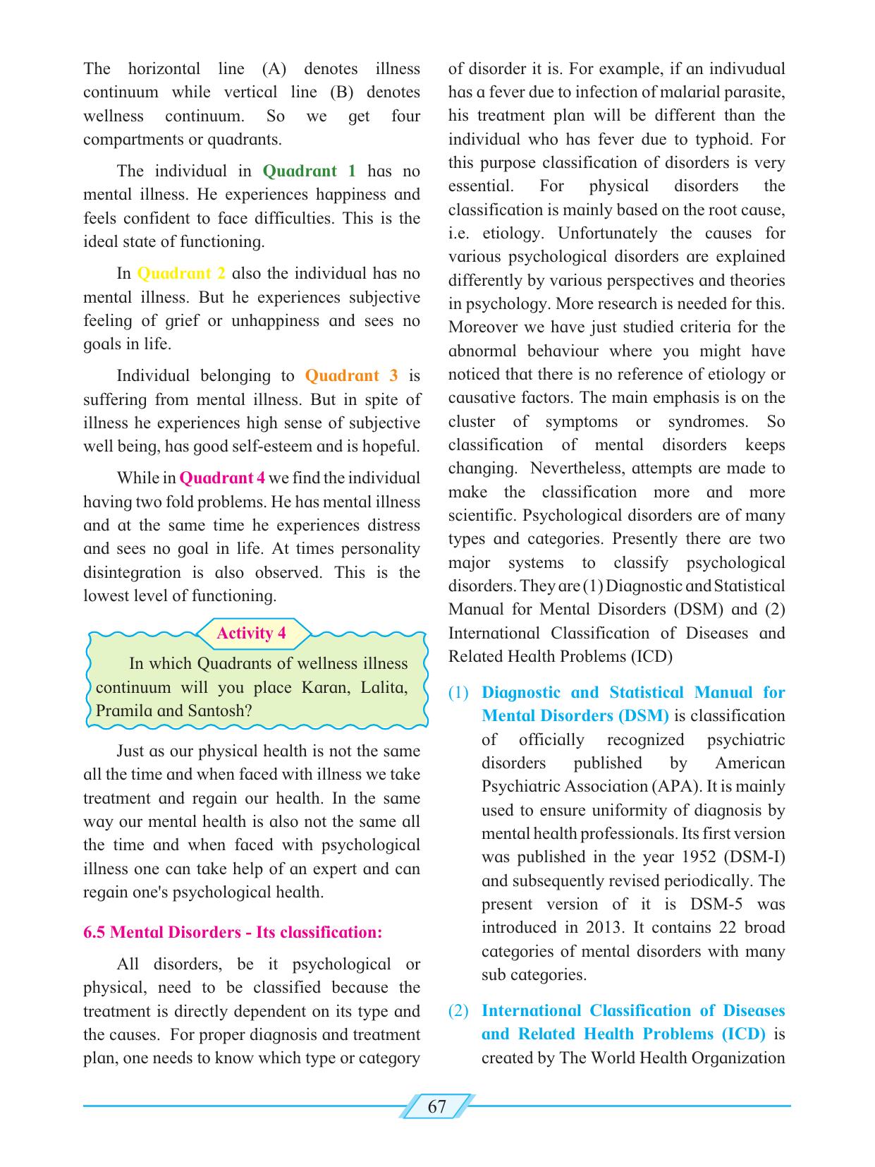 Maharashtra Board Class 12 Psychology Textbook - Page 77
