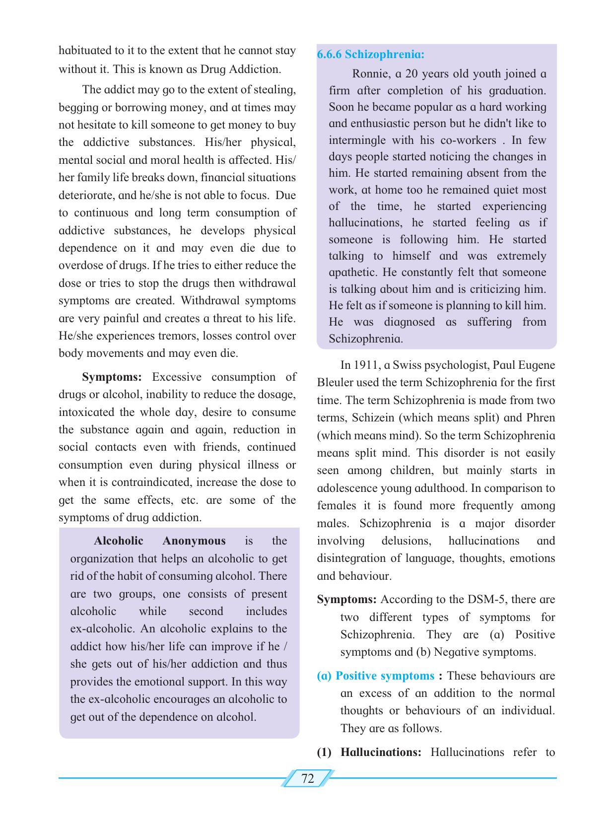 Maharashtra Board Class 12 Psychology Textbook - Page 82