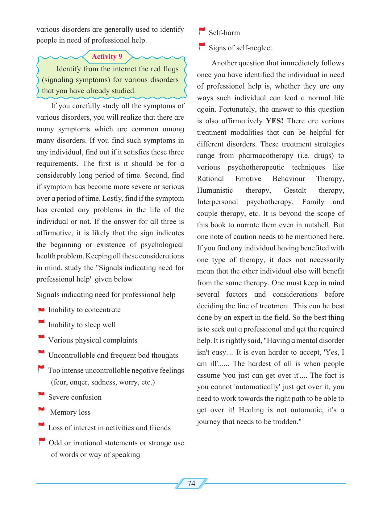 Maharashtra Board Class 12 Psychology Textbook - Page 84