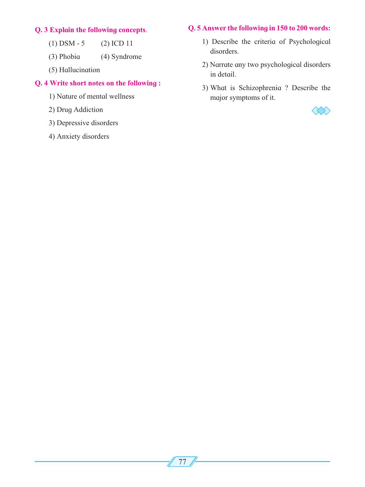 Maharashtra Board Class 12 Psychology Textbook - Page 87