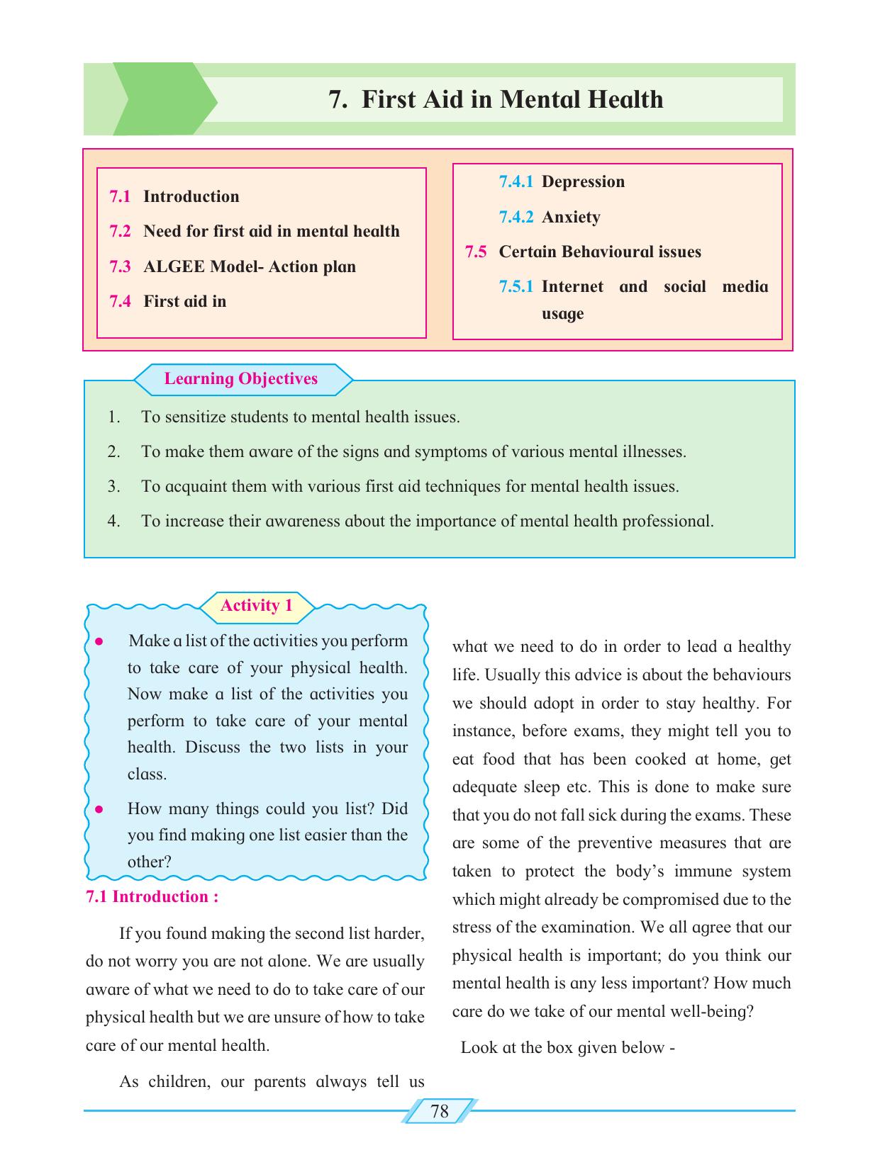 Maharashtra Board Class 12 Psychology Textbook - Page 88