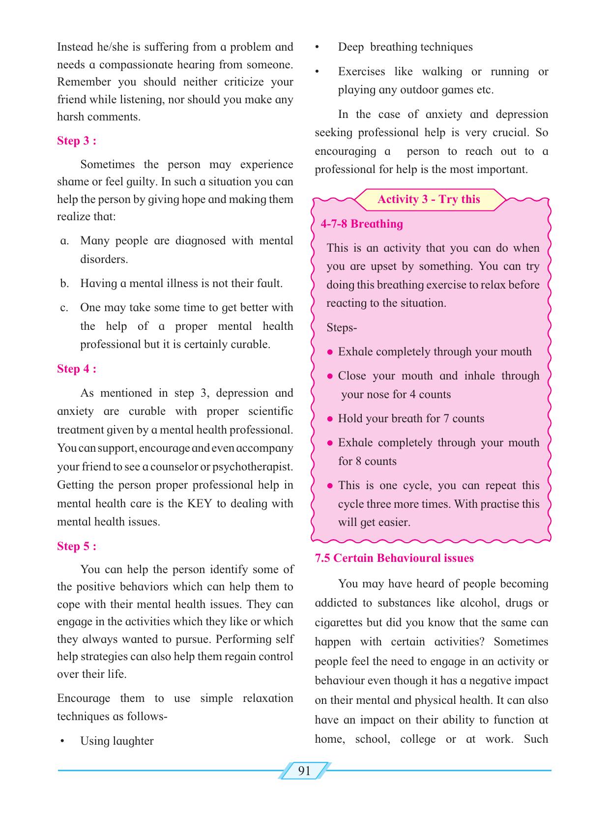 Maharashtra Board Class 12 Psychology Textbook - Page 101