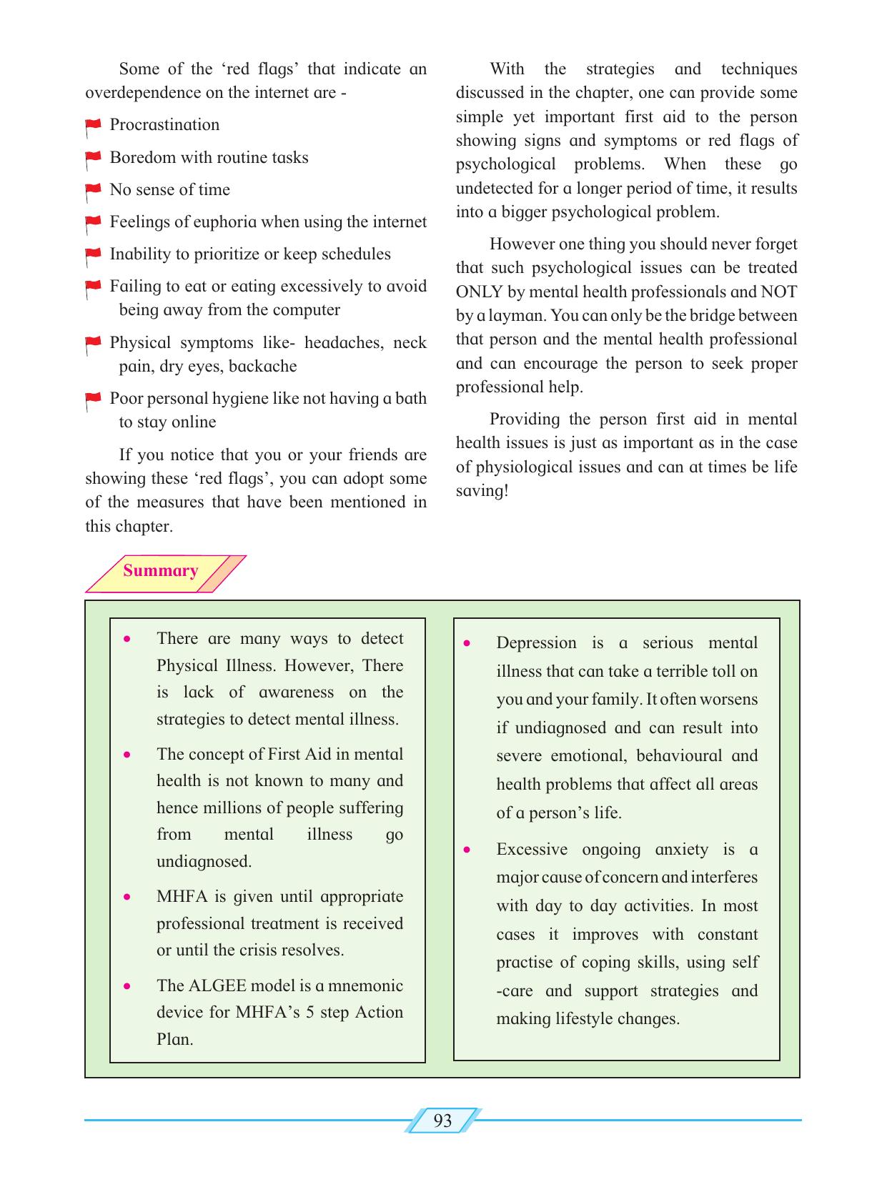 Maharashtra Board Class 12 Psychology Textbook - Page 103