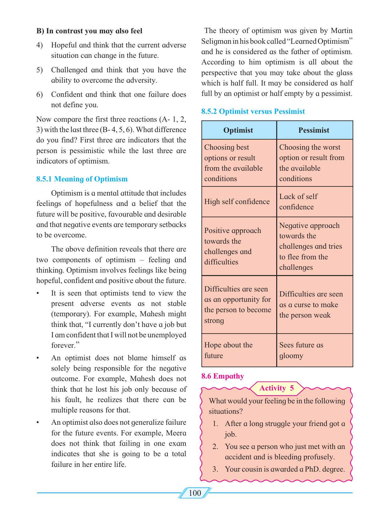 Maharashtra Board Class 12 Psychology Textbook - Page 110