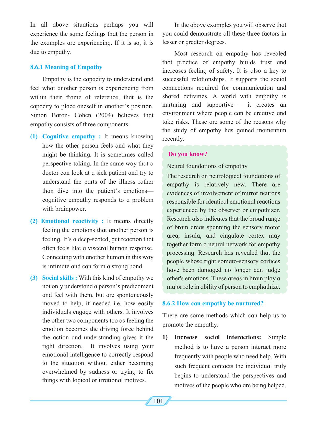 Maharashtra Board Class 12 Psychology Textbook - Page 111